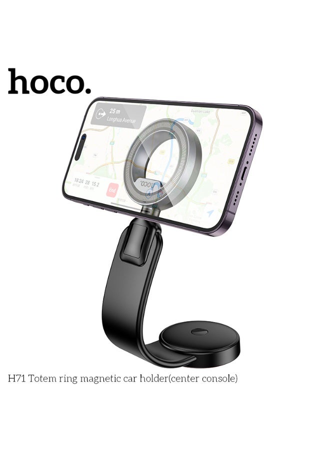 hoco. H71 Totem ring magnetic car holder(center console) - Image 3