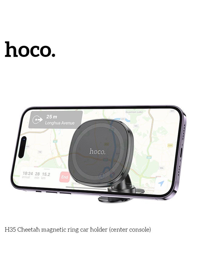 hoco. Car holder H35 Cheetah for dashboard(Black) - Image 5