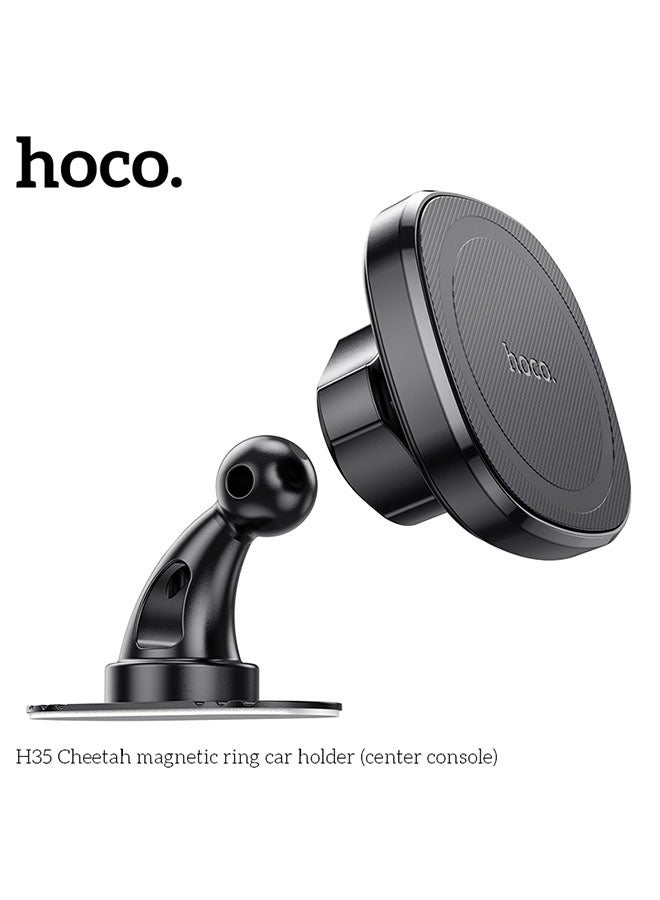 hoco. Car holder H35 Cheetah for dashboard(Black) - Image 4