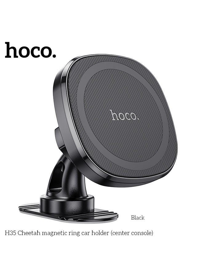 hoco. Car holder H35 Cheetah for dashboard(Black) - Image 2