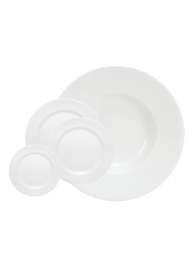 Royal Porcelain Royal Porcelain Dinner Set 20 Pieces Shape Silk -White  - Image 1
