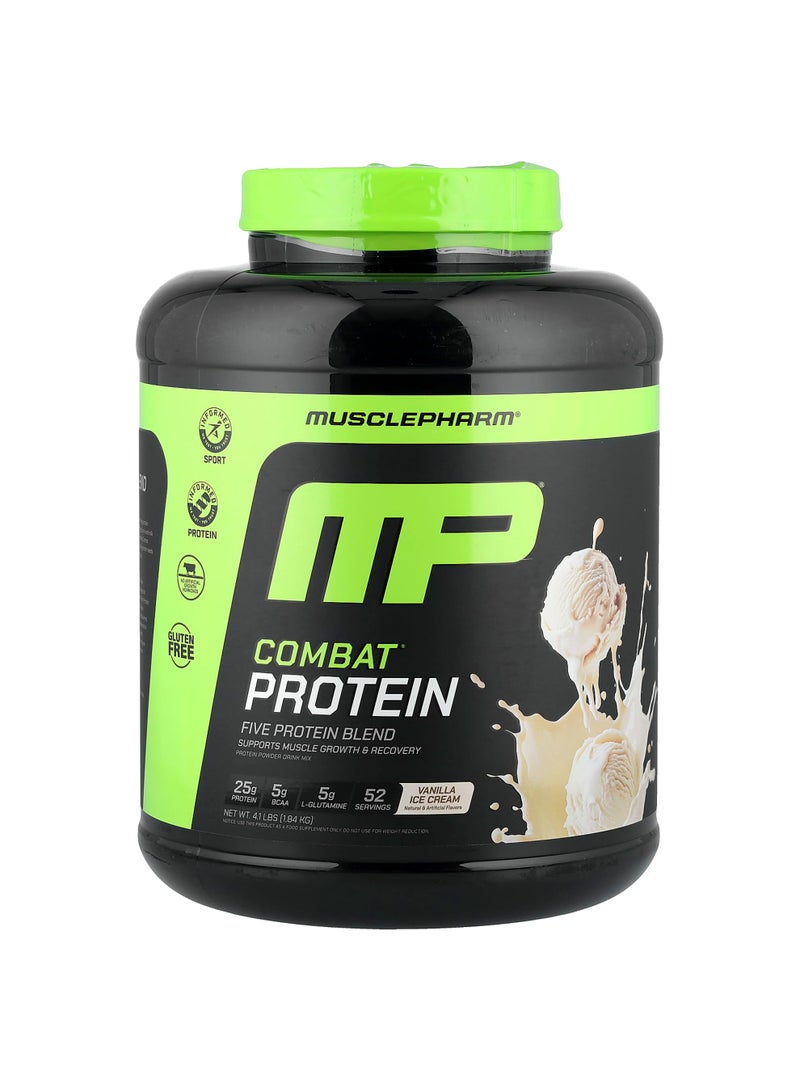 Combat® Protein Powder, Vanilla Ice Cream, 4.1 lbs (1.84 kg)