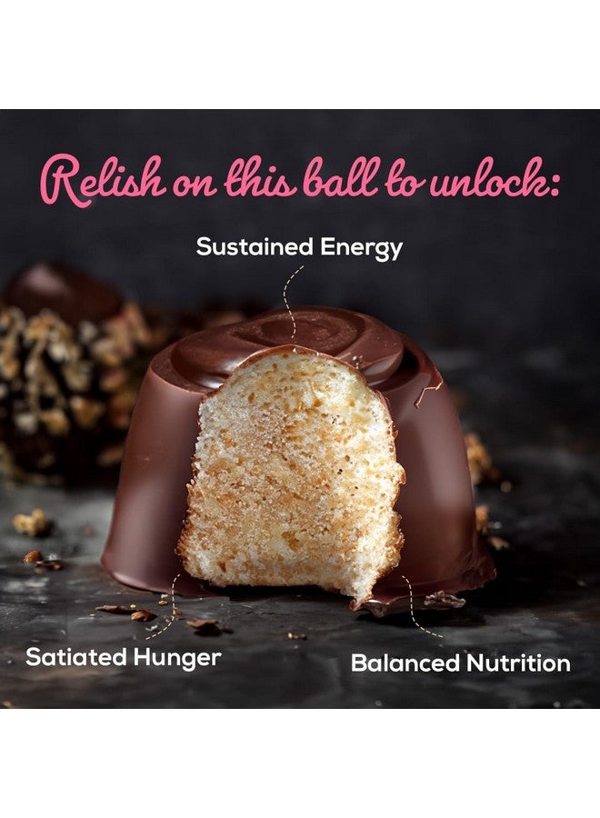 EAT Anytime Strawberry Matcha Protein Balls | 30% Whey Protein | Fiber | Gluten Free Snacks, No Added Sugar | Pack of 2-70gm/per pack | 7 Balls In Each Packet - Image 3