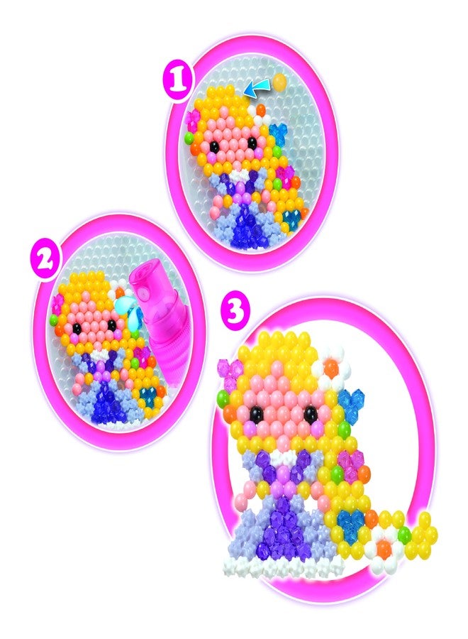 Aquabeads Disney Princess Dazzle - Complete Arts & Crafts Kit for Children - Over 600 Beads to Create Your Favorite Disney Princess Characters! - Image 2