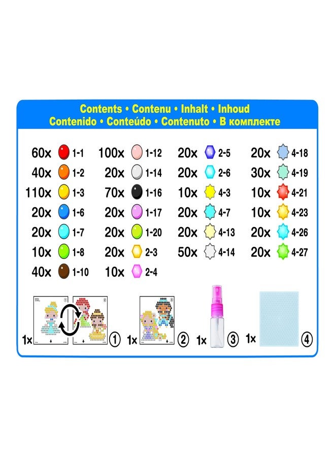 Aquabeads Disney Princess Dazzle - Complete Arts & Crafts Kit for Children - Over 600 Beads to Create Your Favorite Disney Princess Characters! - Image 4