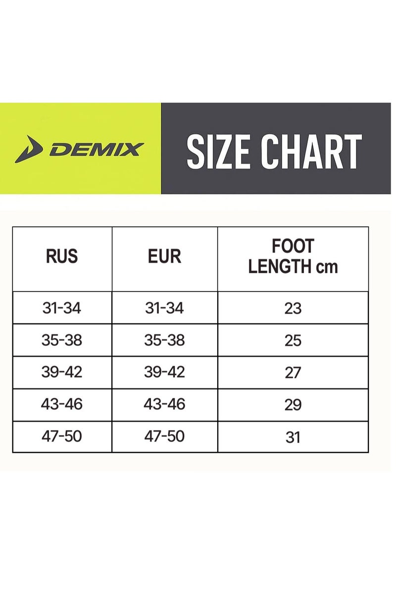 Demix Sports socks 2 pairs White EU 44-47 - Image 4