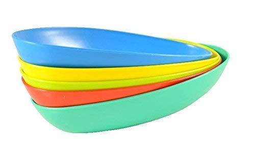 LIPSA ENTERPRISE LIPSA ENTERPRISE Bowl (Medium) Plastic Eco Square Bowl for Serving,Snacks, Food, Soup Plastic Serving Bowl Plastic Serving Bowl (21 x 13 x 4 cm, 2)  - Image 5