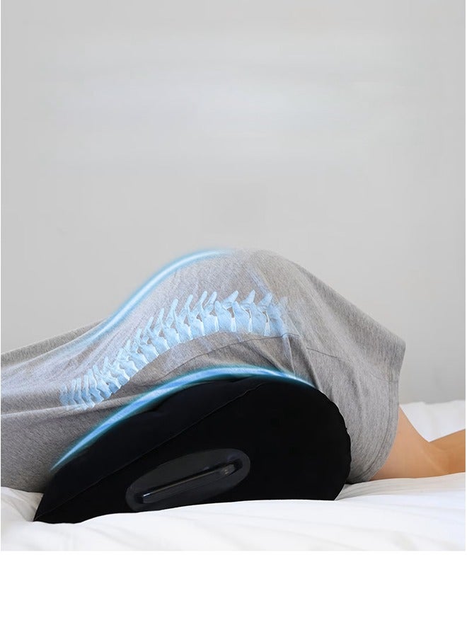 S-Color Inflatable Bed Wedge Pillow for Leg Elevation & Post-Surgery Recovery - Portable, Quick - Inflating with Handles - Image 1