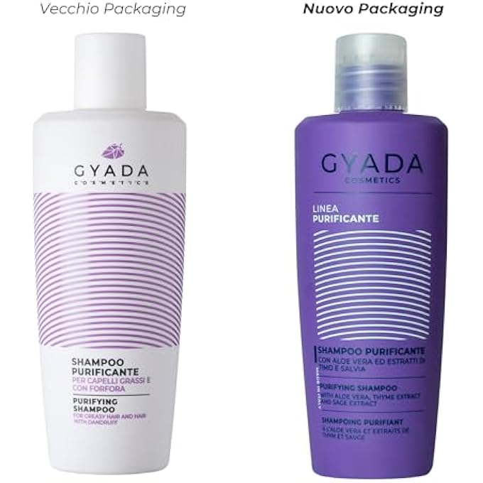 GYADA COSMETICS , CLEANSING, ANTI-DANDRUFF SHAMPOO FOR SENSITIVE SCALP, WITH DERMO-CLEANSING AND SEBUM NORMALIZING EFFECT, 250 ML - Image 2