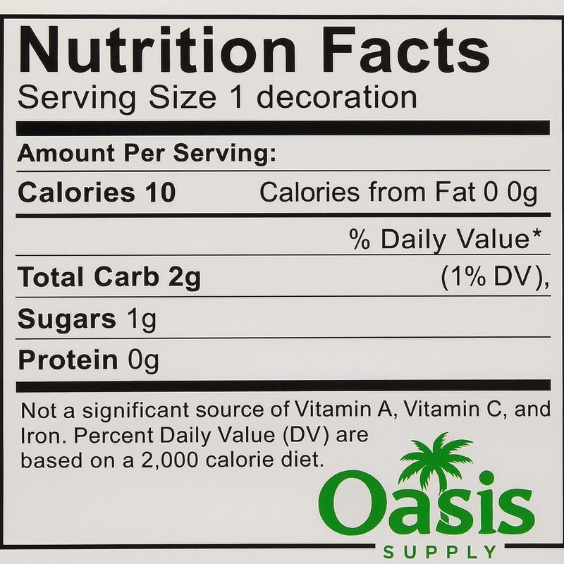 Oasis Supply أويسس سابلاي، أشكال ممتعة صالحة للأكل | كعكة مزينة بالسكر مطلية يدويًا، زينة كب كيك | 3/4" خنافس | 12 قطعة - Image 5