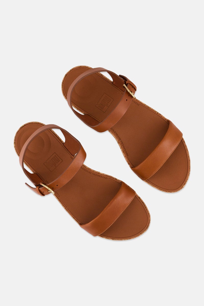 FitFlop Women Bon Back Strap Adjustable Sandals, Brown - Image 4