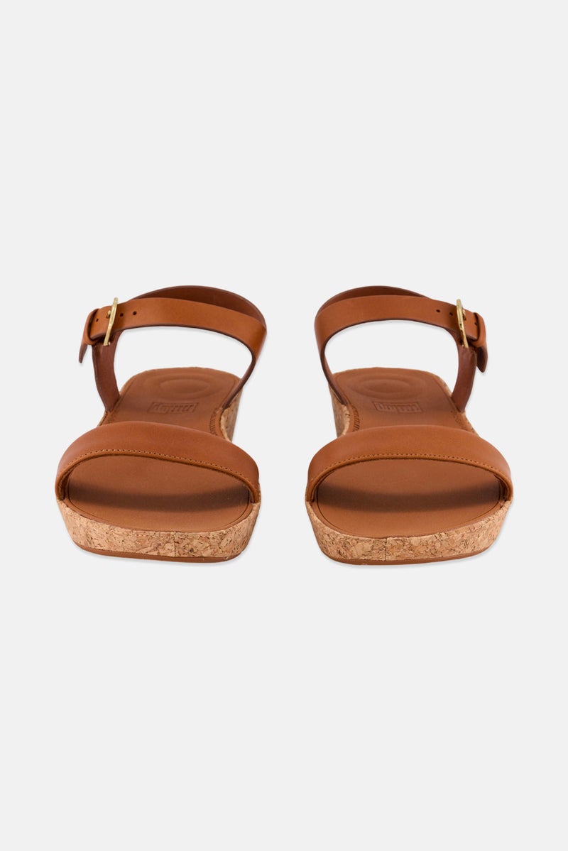 FitFlop Women Bon Back Strap Adjustable Sandals, Brown - Image 3