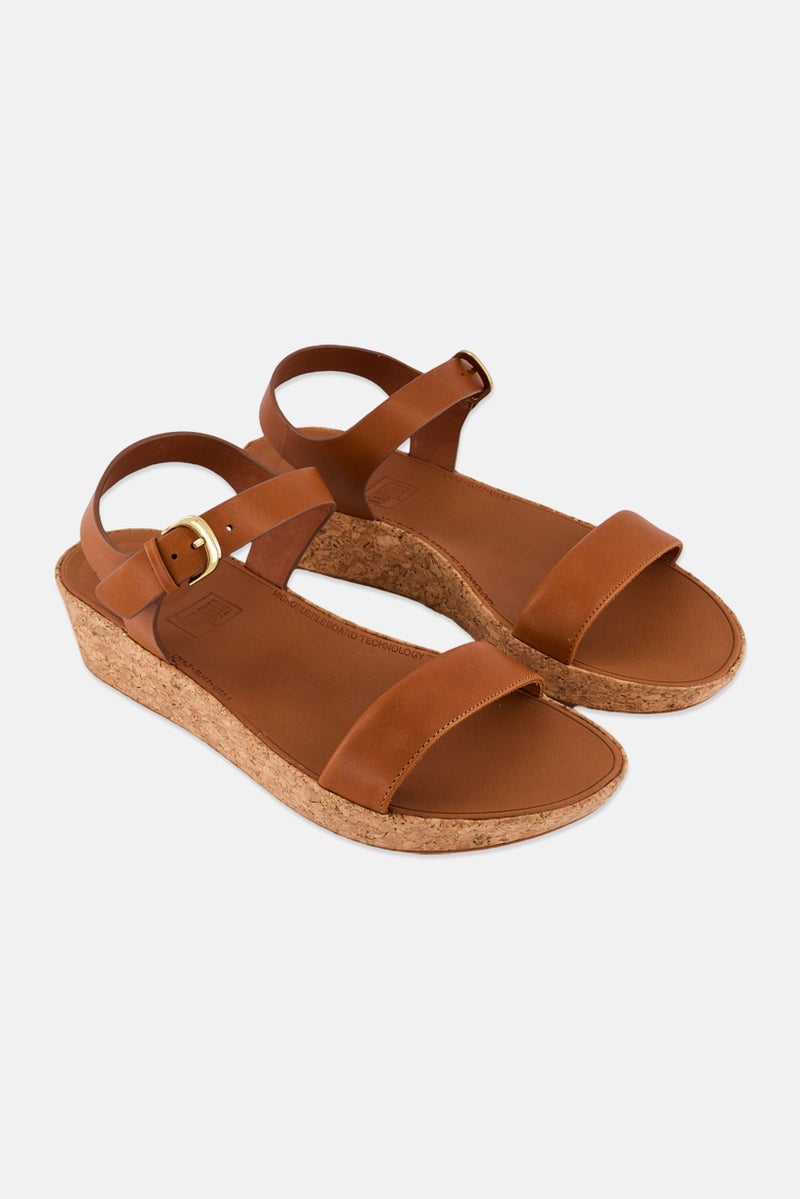 FitFlop Women Bon Back Strap Adjustable Sandals, Brown - Image 1