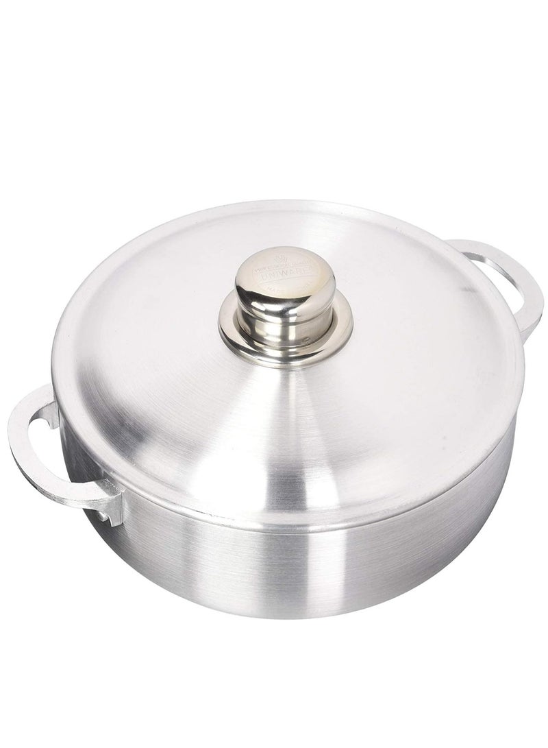 كالديرا طقم قدور ألمنيوم مكون من 5 قدور بمقبضين صناعة باكستاني ثقيل جدا - Image 2