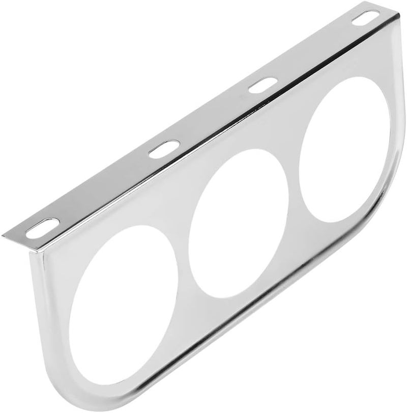 52mm 2 Inch Universal Gauge Holder Bracket, Multi Hole, Black, Plastic Construction - Durable and Reliable, Eye Level Mounting, Compatible with Auto, Truck, Boat, Motorcycle (Electroplated) - Image 4