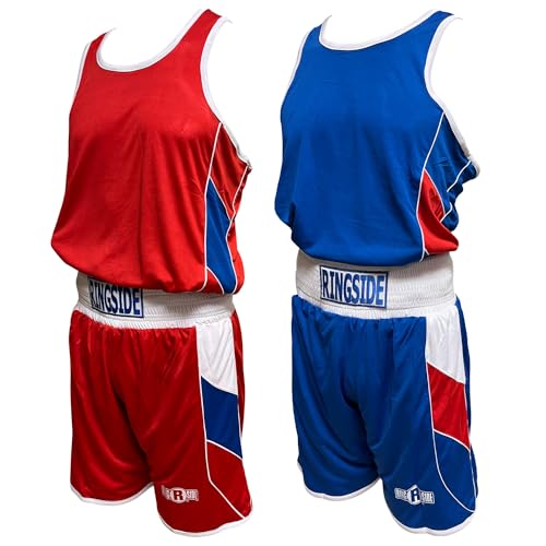 Ringside Reversible Boxing Competition Outfit Shorts Jersey Youth Medium - Image 1