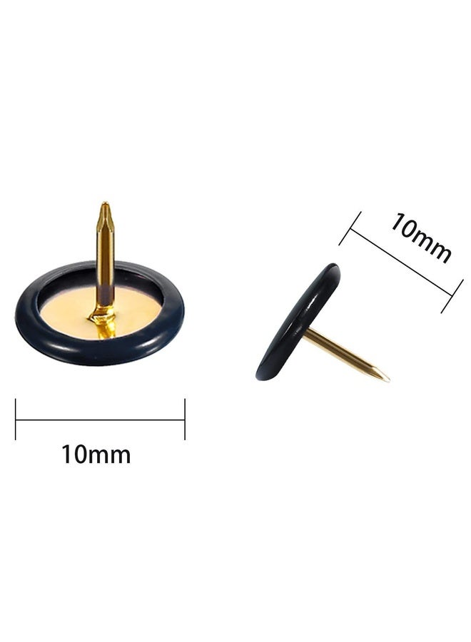 300 قطعة من دبابيس الإبهام الملونة البلاستيكية الدائرية، دبابيس زخرفية للوحة الفلين (ملونة) - Image 2