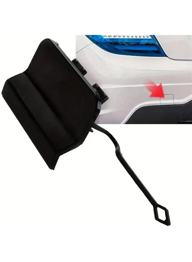 Black Plastic Rear Bumper Tow Hook Cover For Mercedes Benz C Class W204 2011 2013 - Image 3