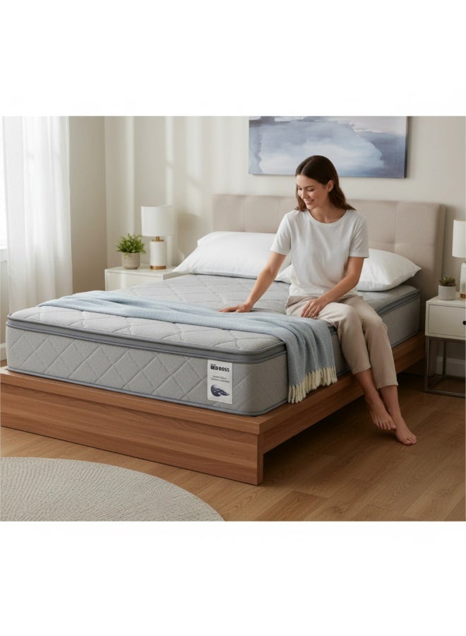 BED BOSS Comfort Pillow Top Medical Hotel Mattress – 27 cm Height - Image 1