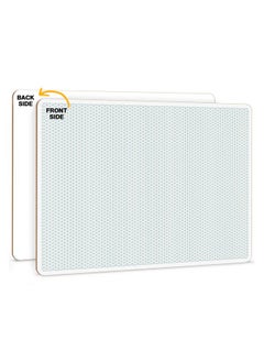 Isometric Grid 11"X14" Large Graph Dry Erase Board Double-Sided White Board Drawing Grid Lines Graphing Architectural Gridded 3D Design Whiteboard For Home School Classroom