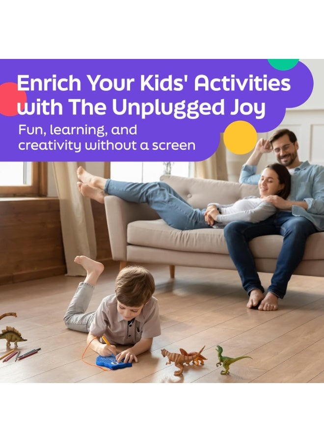 لوحة رسم مغناطيسية للأطفال والصغار مزودة بخرز وقلم مغناطيسي - لعبة سفر مغناطيسية لأنشطة ركوب الطائرة والسيارة للأطفال - Image 5