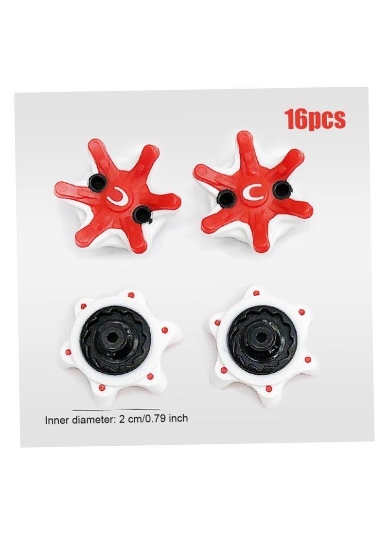 SYOSI - Golf Spikes Replacements, Golf Shoe Spikes, Golf Shoe Studs for Golf Shoe Accessories, Durable Golf Shoe Studs, Ideal for Enhanced Traction and Stability(16 Nails + 1 Nail Puller) - Image 1