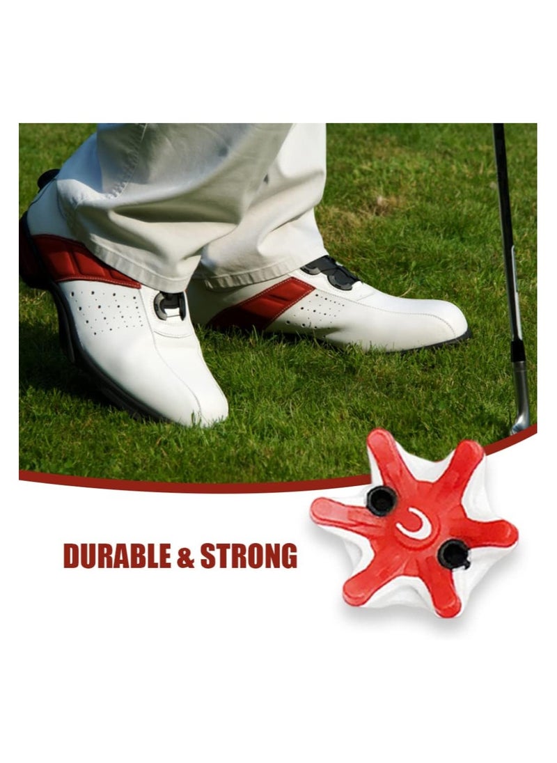 SYOSI - Golf Spikes Replacements, Golf Shoe Spikes, Golf Shoe Studs for Golf Shoe Accessories, Durable Golf Shoe Studs, Ideal for Enhanced Traction and Stability(16 Nails + 1 Nail Puller) - Image 1