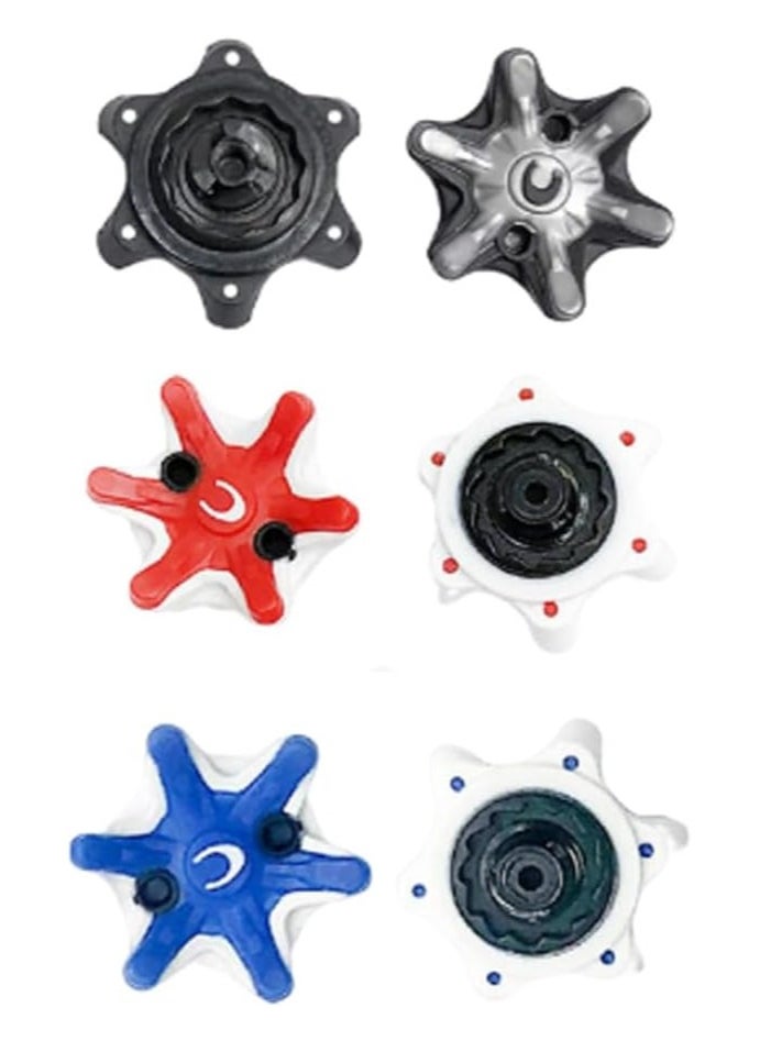 SYOSI - Golf Spikes Replacements, Golf Shoe Spikes, Golf Shoe Studs for Golf Shoe Accessories, Durable Golf Shoe Studs, Ideal for Enhanced Traction and Stability(16 Nails + 1 Nail Puller) - Image 1
