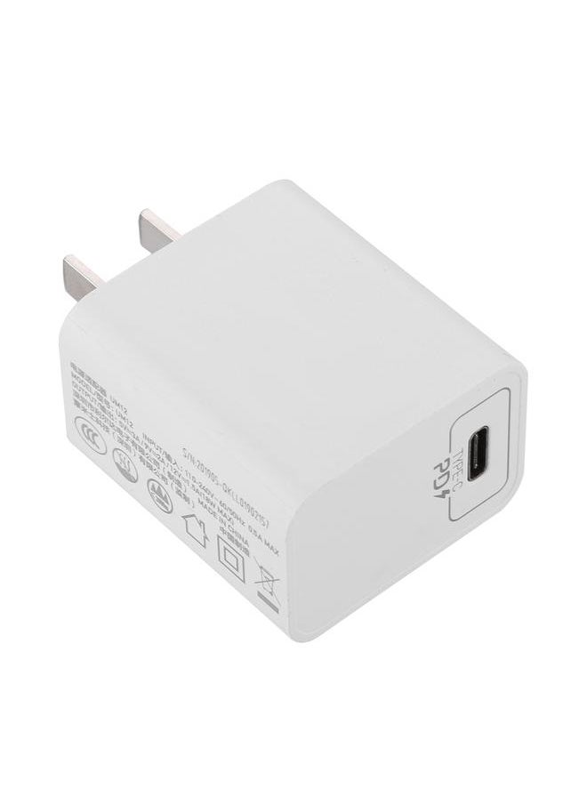Thoraya - 18W USB-C PD Fast Charger Adapter Plug White for iphone Android Ipad - Image 1
