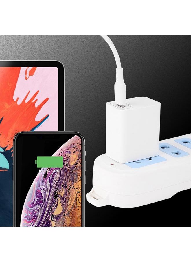 Thoraya - 18W USB-C PD Fast Charger Adapter Plug White for iphone Android Ipad - Image 1