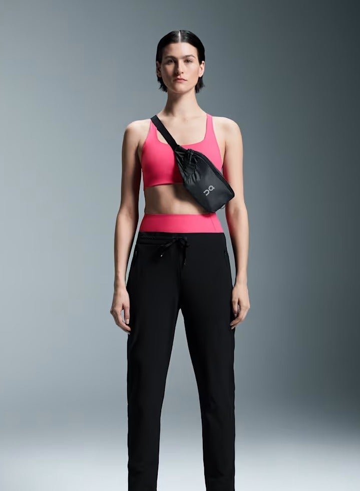 ON Running Lightweight Running Waist Bag, Waist Pack, Waist Belt Bag, Cross Body Bag 2L for Men & Women, Ultra-Light Water-Resistant Nylon Ripstop Belt Bag with Adjustable Strap, Reflective Details and Secure Zip Compartments, Black - Image 4