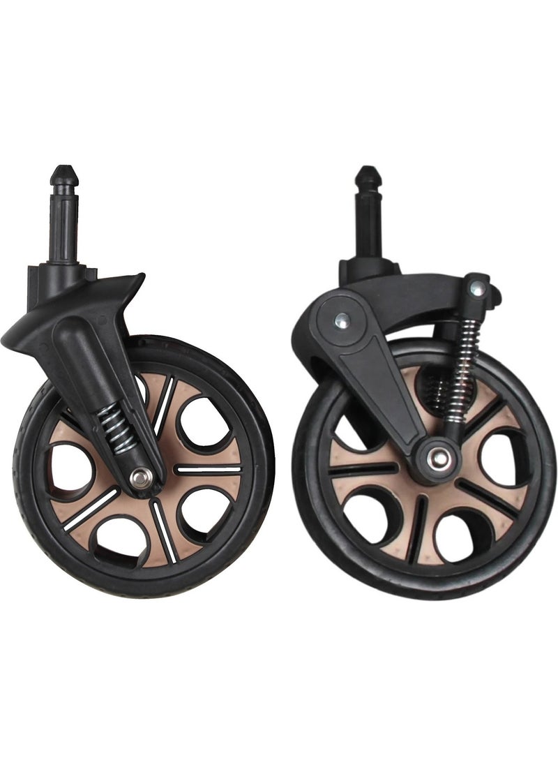 Baby Wheels Lele Baby Travel System Baby Stroller Compatible Front Wheel  - Image 1