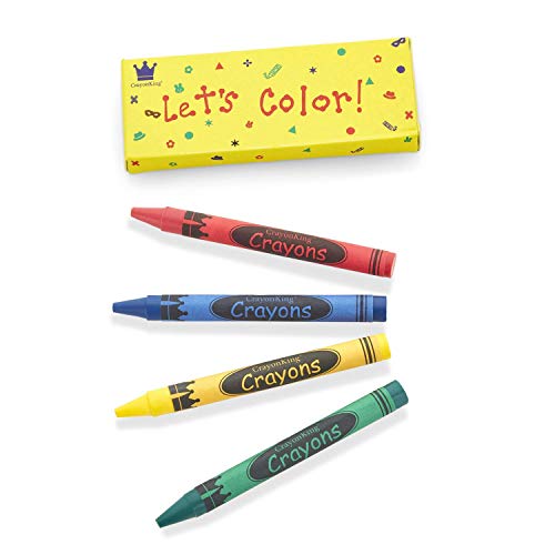 CrayonKing 150 Sets of 4Packs in a Box 600 Bulk Crayons Boxed for Easy Storage Gifting NonToxic Assorted Colors Ideal for Parties Classrooms Restaurants More Crayons - Image 1