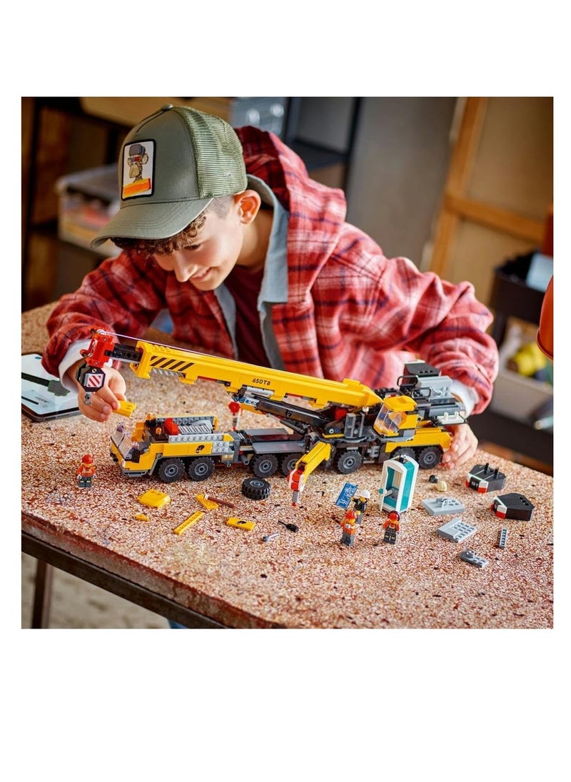 LEGO LEGO CITY Yellow Mobile Construction Crane 60409  - Image 3