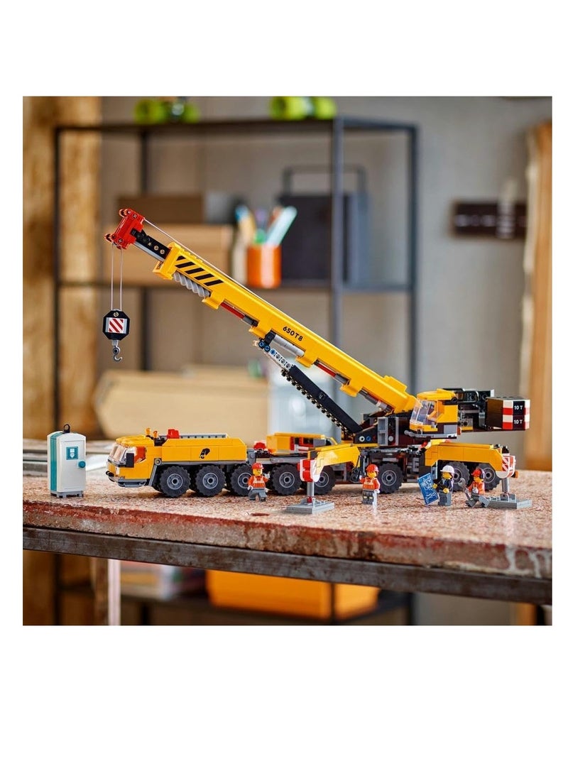 LEGO LEGO CITY Yellow Mobile Construction Crane 60409  - Image 4