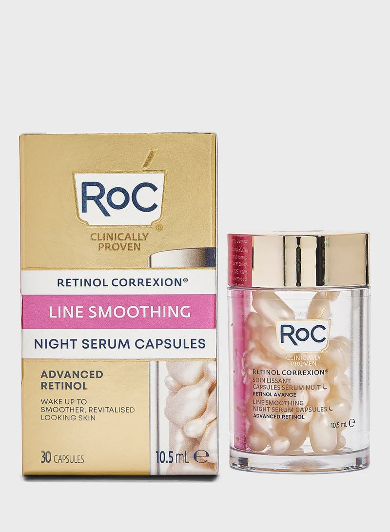 RoC Roc Retinol Correxion Line Smoothing Night Serum Capsules