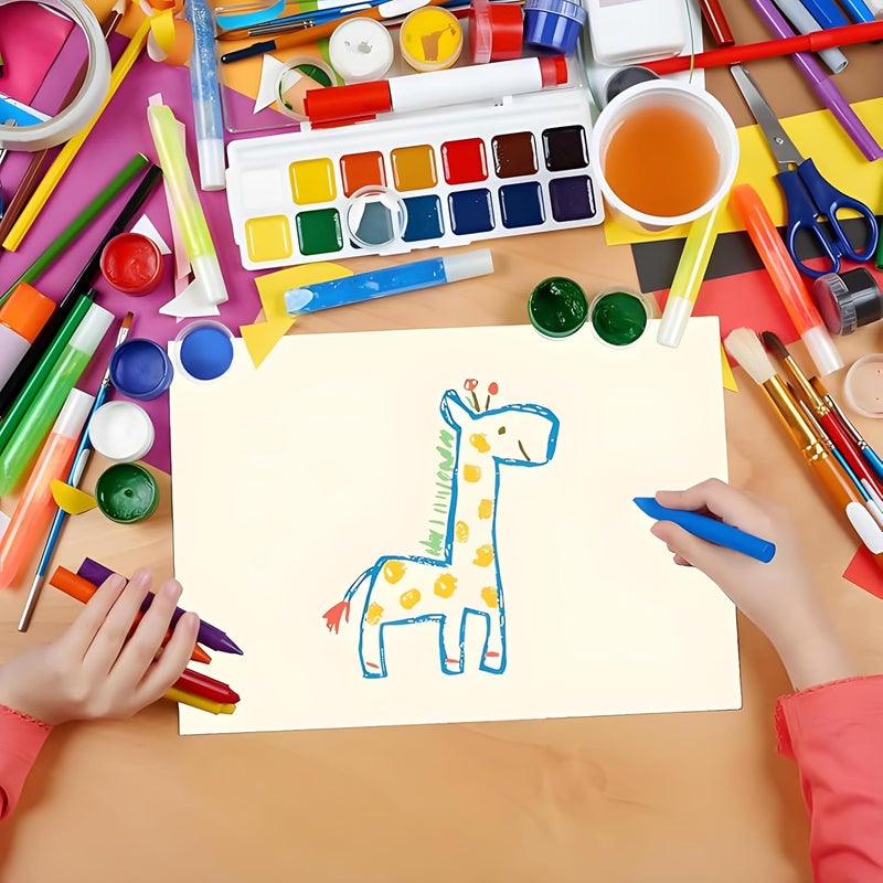 OPENFIRST ورق كريمة ملكية مميزة A3 – 80 GSM بلمسة ناعمة للغاية | أوراق ملونة قابلة للطباعة من الجانبين للفواتير، المكتب، الحرف، الرأسية والمشاريع | عبوة من 50 ورقة - Image 3