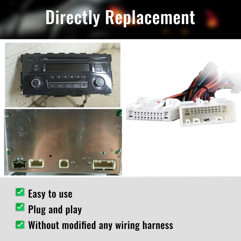 NuIth Add an AMP Amplifier Adapter Interface for Select 2007-2019 Nissan, 2008-2013 Infiniti G37, 2008-2015 Subaru to OEM Car Radio System 2 Channel RCA Output Converter Non Bose System - Image 2
