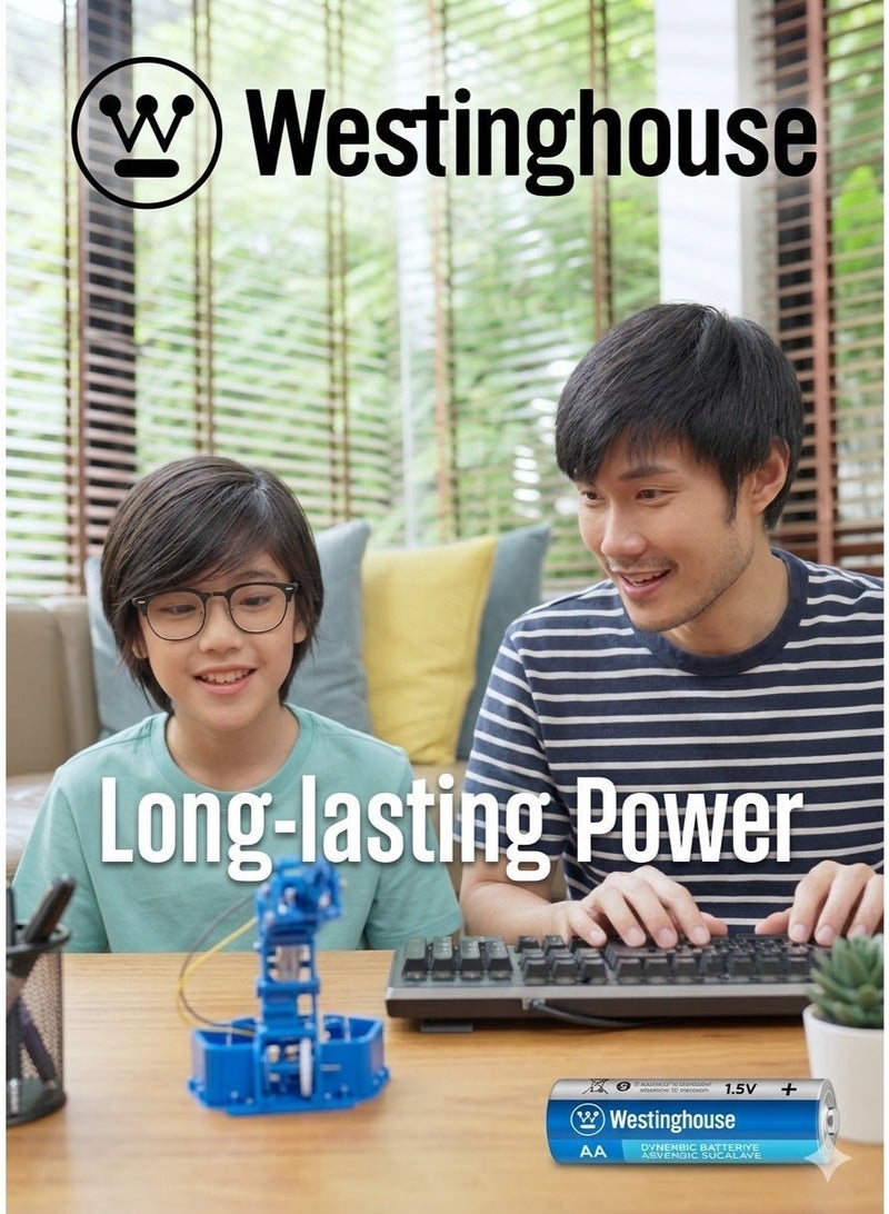 Westinghouse AAA Dynamo Alkaline Batteries 1.5V (Pack of 8) | Long-Lasting Leak-Proof Power for Remotes, Toys, Controllers & Cameras | 10-Year Shelf Life - Image 3