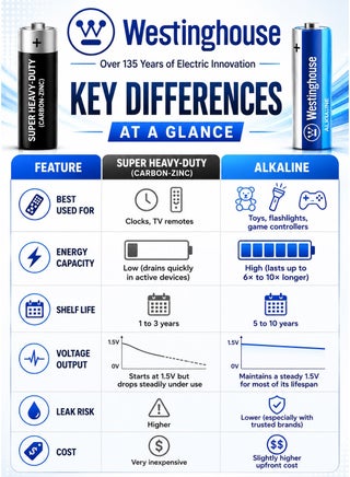 Westinghouse Dynamo Alkaline Batteries AAA 1.5V (Pack of 8) | Long-Lasting Leak-Proof Power for Remotes, Toys, Controllers & Cameras | 10-Year Shelf Life - view 2