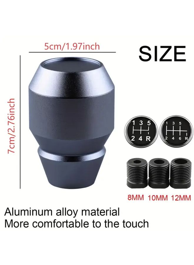 Universal Titanium Alloy Car Gear Shift Knob Replacement For Manual Automatic SUV Truck - Image 2