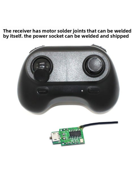 Model Toy Two-way Differential Aircraft Remote Control Equipment 615 Motor Flight Control Receiver DIY Indoor Small Aircraft-Colour:Remote Control + Receiver-Specification:Differential Equipment Xf-2