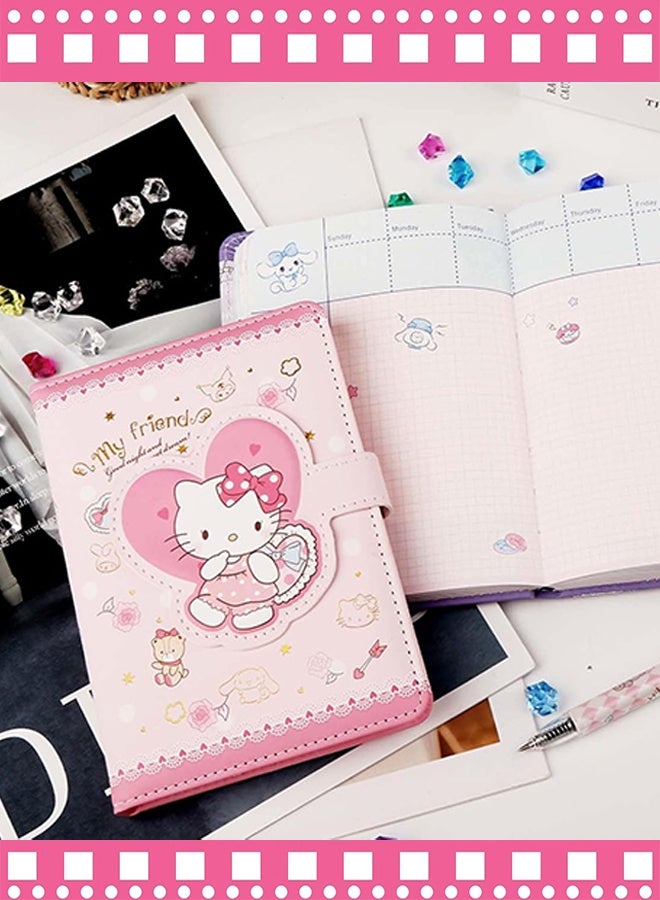 Hello Kitty Sanrio Diary with Lock and Key for Girls Teens Women Kuromi Notebook Journal Pen Gifts for Her (Pink) - Image 4