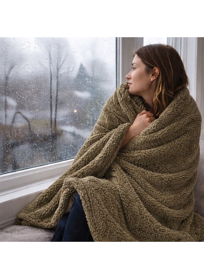 snooze Light blanket - dark green - Image 3