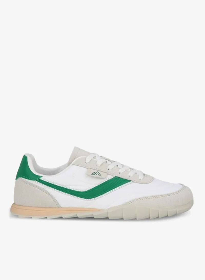 Oaklan By Shoexpress GREEN Men Clourblock Lace-Up Ankle Sneakers for Men | Best Price UAE