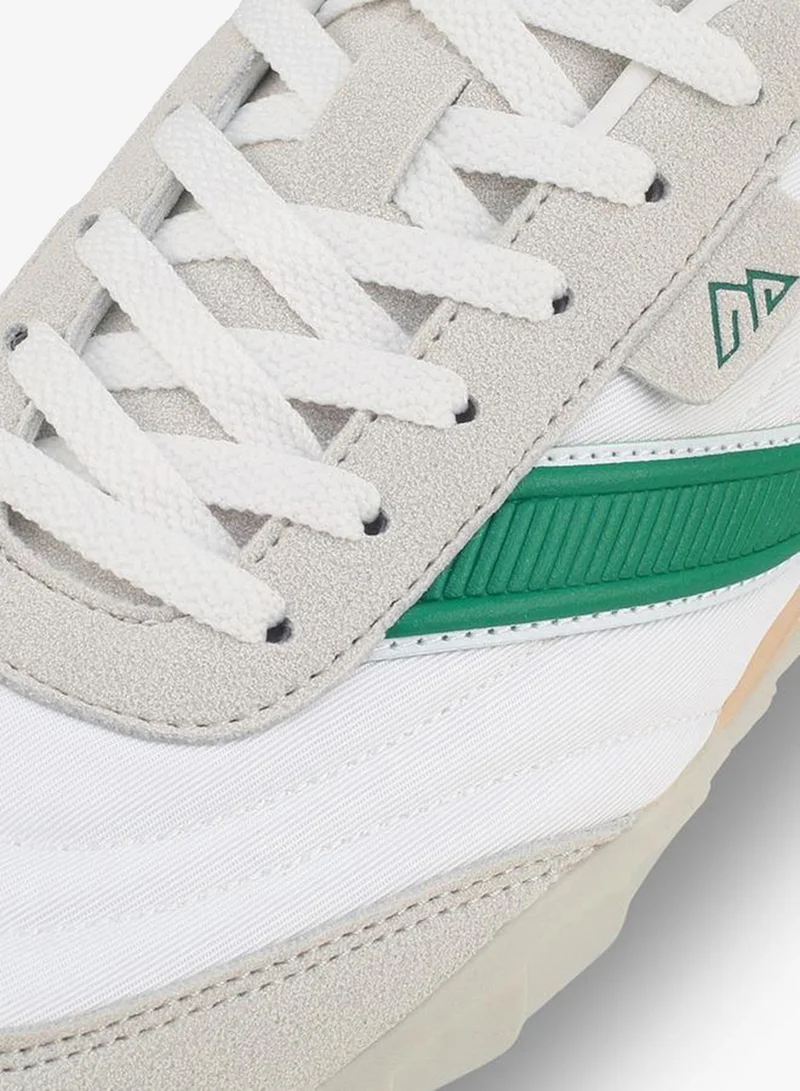 Oaklan By Shoexpress GREEN Men Clourblock Lace-Up Ankle Sneakers for Men | Best Price UAE