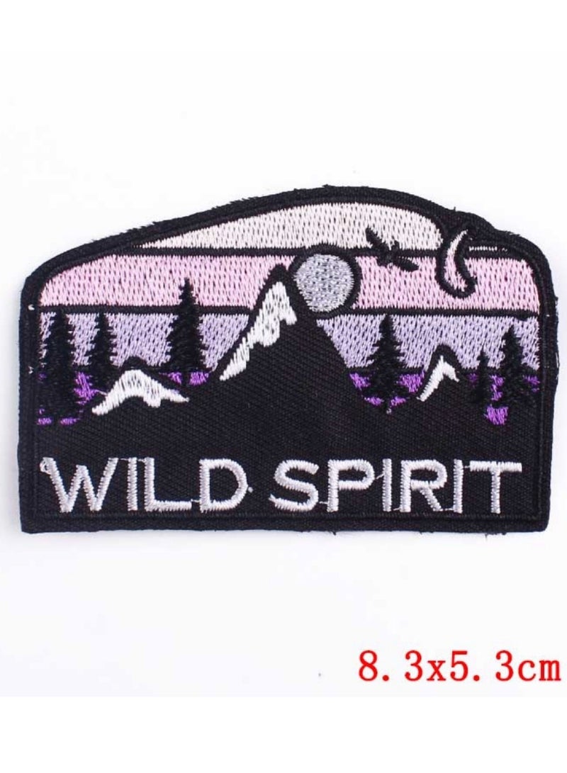 Project Nomad Project Nomad Velcro Hook Patch, Tacti-Cool ADVENTURE  Collection, Wild Spirit  for gym bag/pack/vest, tech gadgets for kids & adults, for school backpack, for pencil case, gift for men/women 8.3x5.3  - Image 1