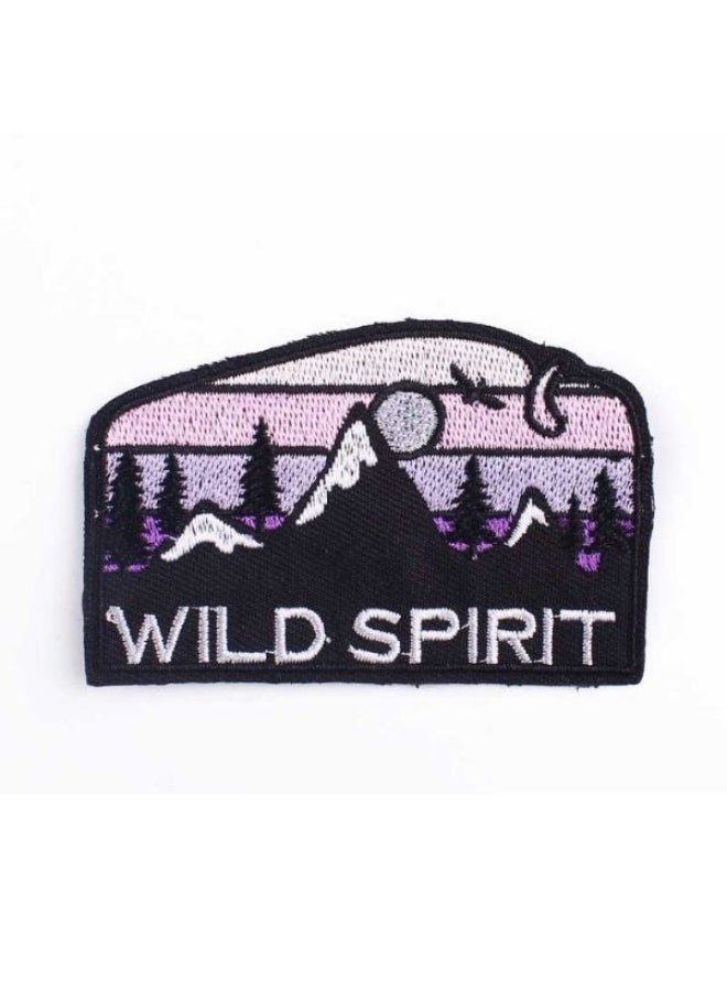 Project Nomad Velcro Hook Patch, Tacti-Cool ADVENTURE  Collection, Wild Spirit  for gym bag/pack/vest, tech gadgets for kids & adults, for school backpack, for pencil case, gift for men/women 8.3x5.3 - Image 1