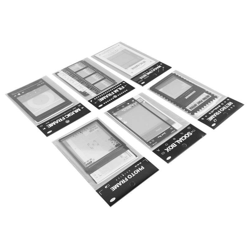 Scrapbook Frames: 90 Sheets Premium PET Waterproof Durable Retro Assorted Designs - Multi Purpose Photo Stickers for DIY Craft Projects, Journal Lovers, Gift Decoration - Image 3