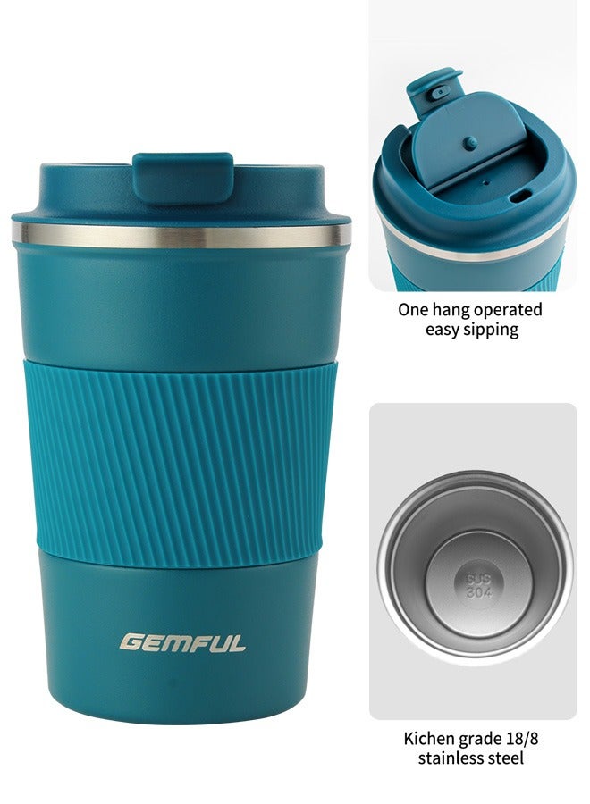 GEMFUL Travel Coffee Mug Stainless Steel Vacuum Ice and Hot Drinks Insulated Tumbler for Home Office Outdoor Works  - Image 3